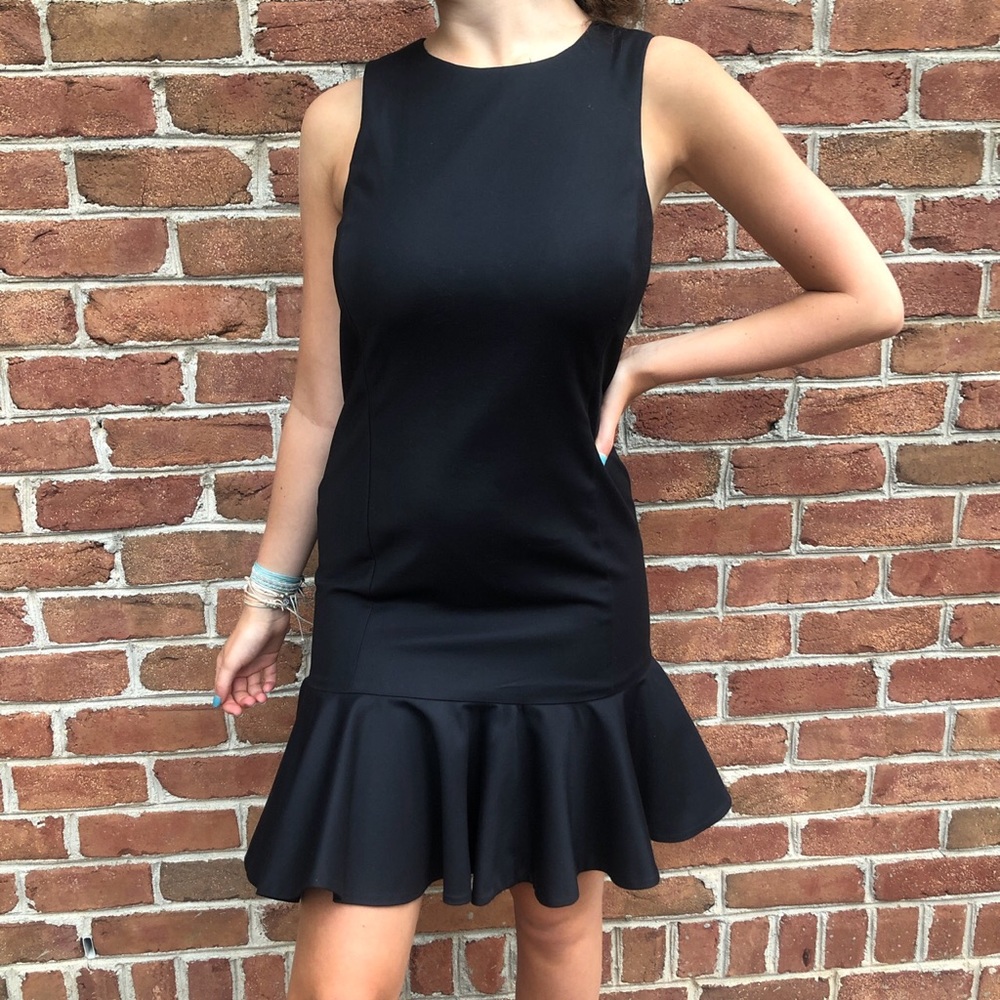 Ralph Lauren black evening dress